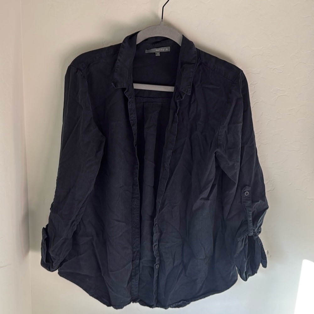 Navy Matty M button up